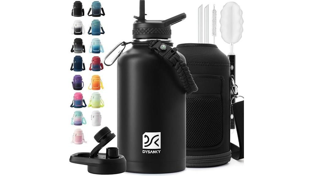 large stainless steel thermos