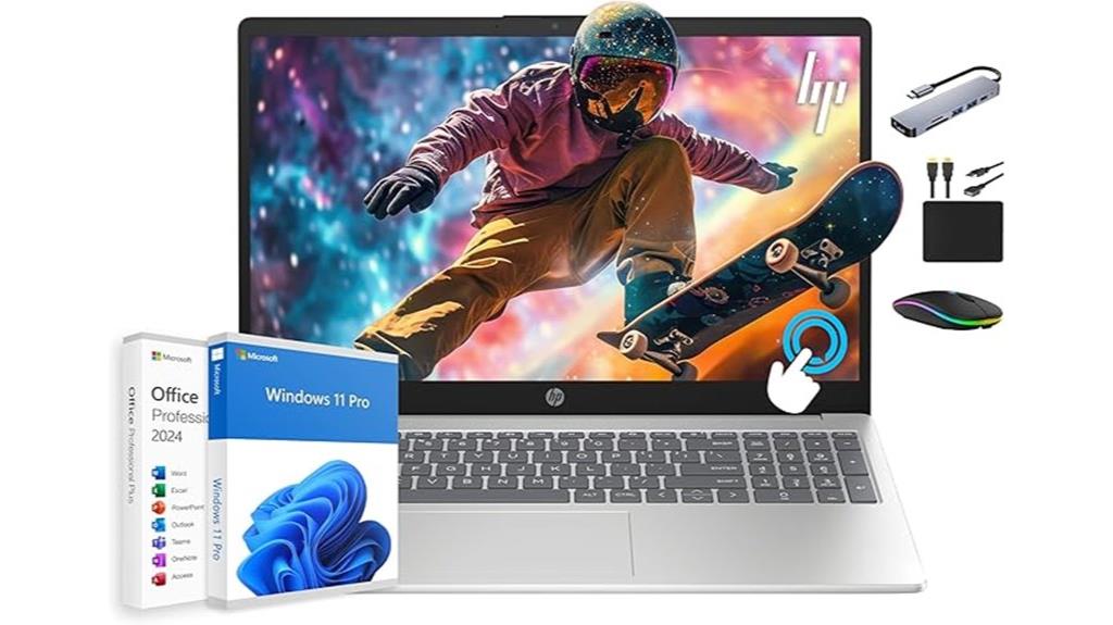 large touchscreen business laptop
