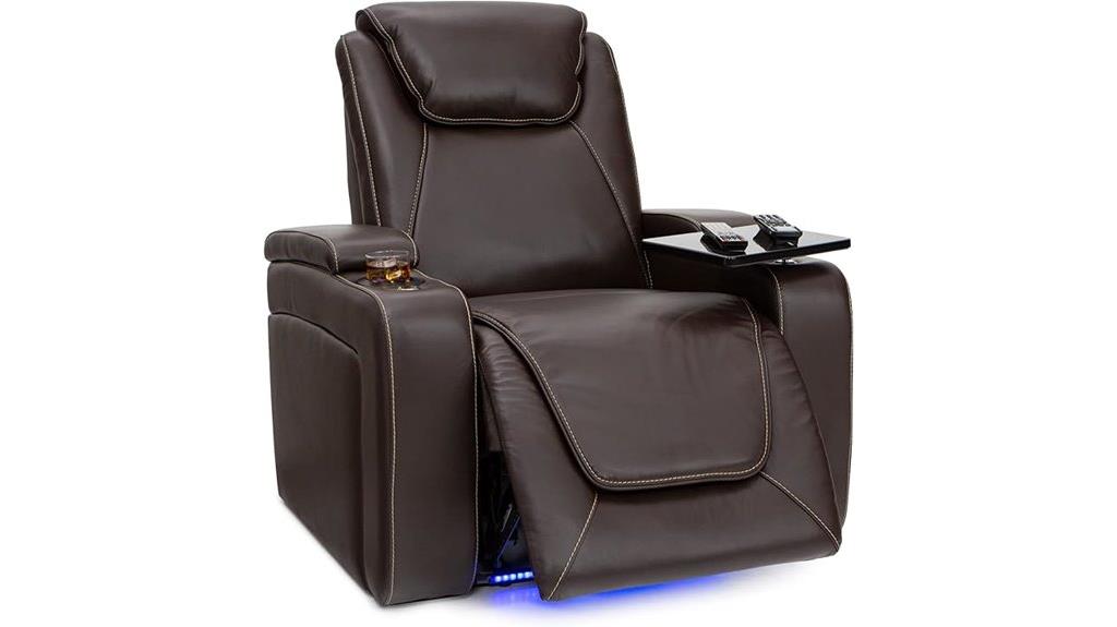 luxury leather home theater