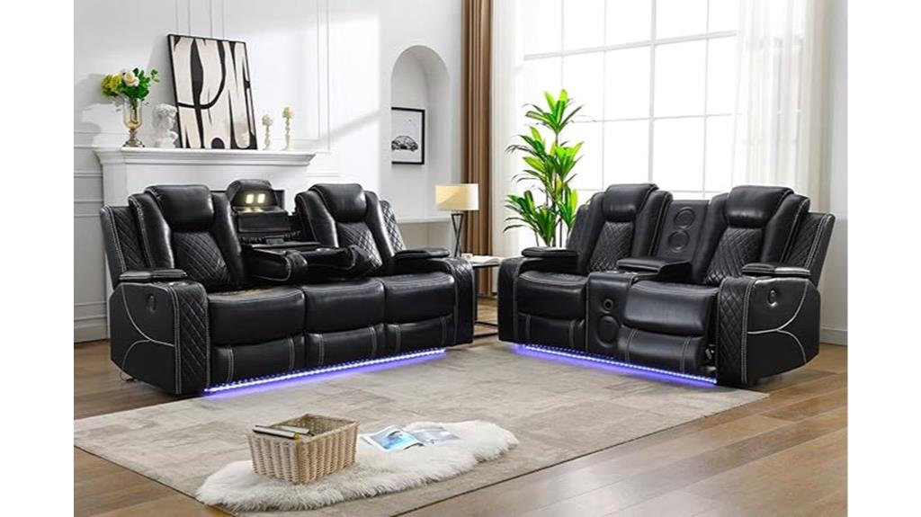 luxury recliner with bass