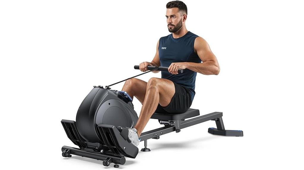 magnetic rowing machine