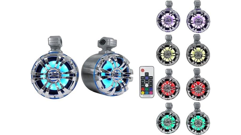 marine wakeboard speaker set