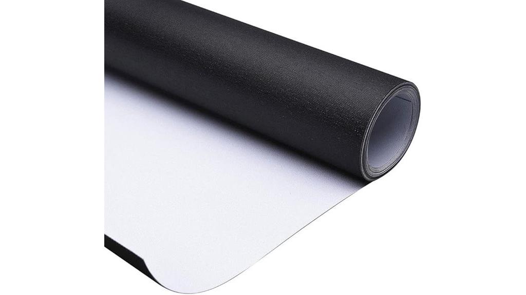 matte white pvc screen