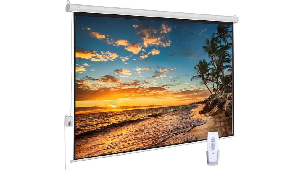 motorized 100 inch hd screen