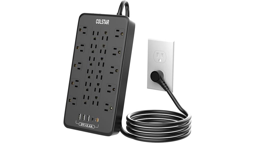 multiple ac and usb ports