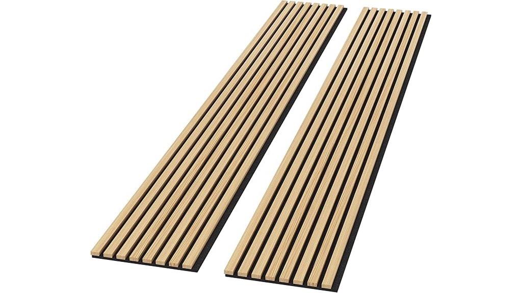 natural oak wall panels