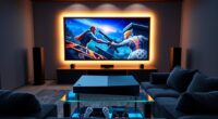 optimal console theater setup