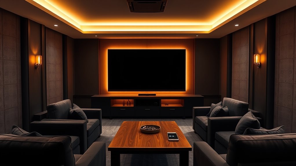 optimal home theater lighting