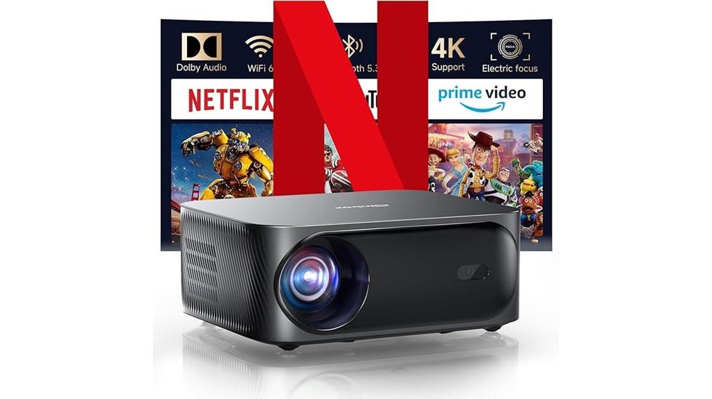 outdoor 4k portable projector