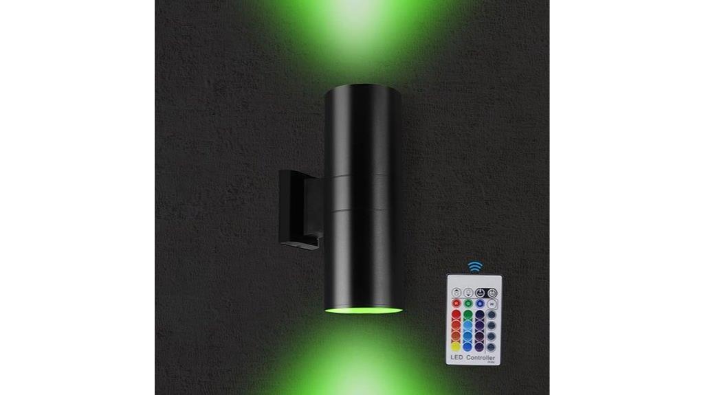 outdoor rgb wall sconce