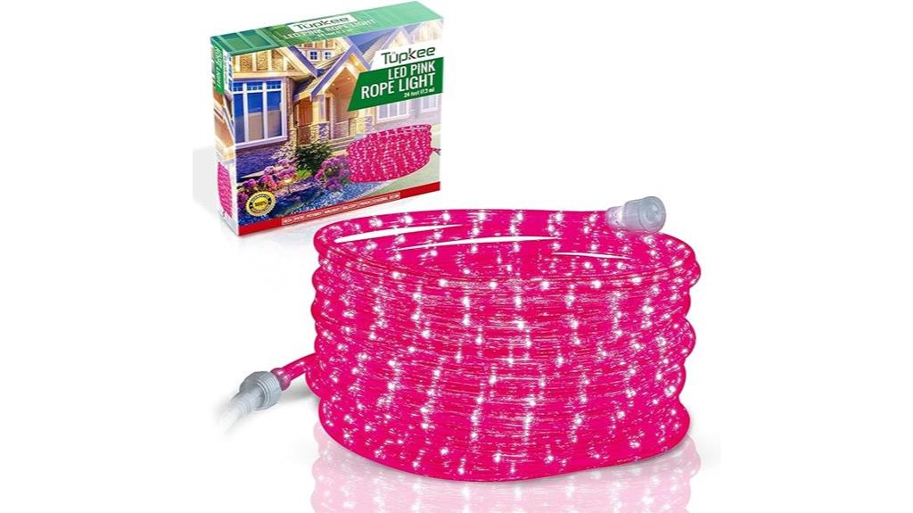 pink led rope light