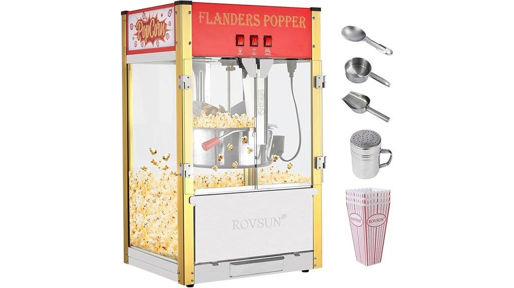 popcorn machine with kettle