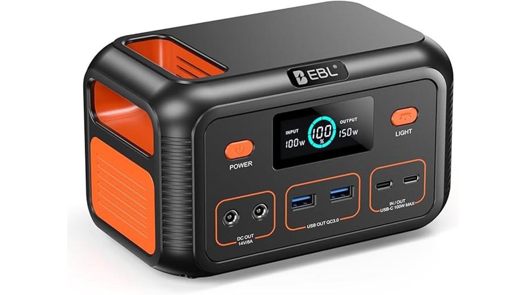 portable 153wh outdoor generator