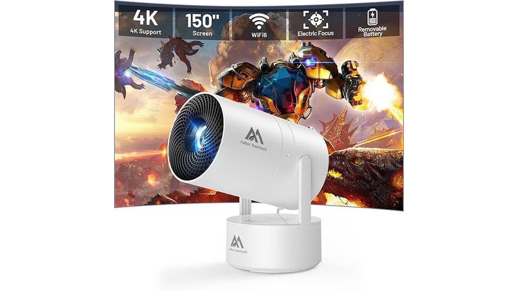 portable 4k wifi projector