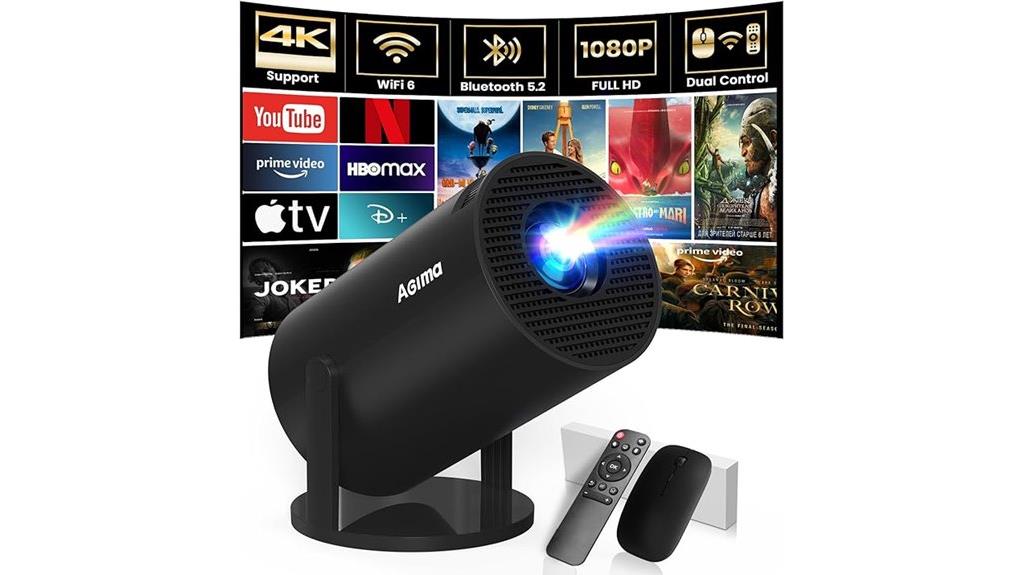 portable 4k wifi projector
