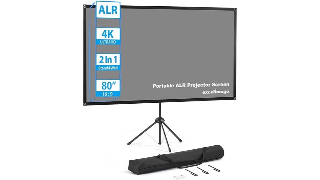 portable 80 inch outdoor screen