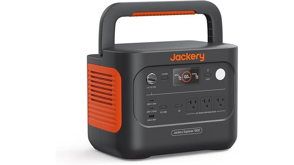 portable jackery explorer 1000