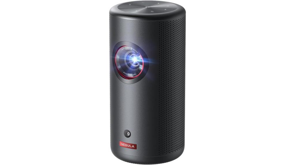 portable laser projector with google