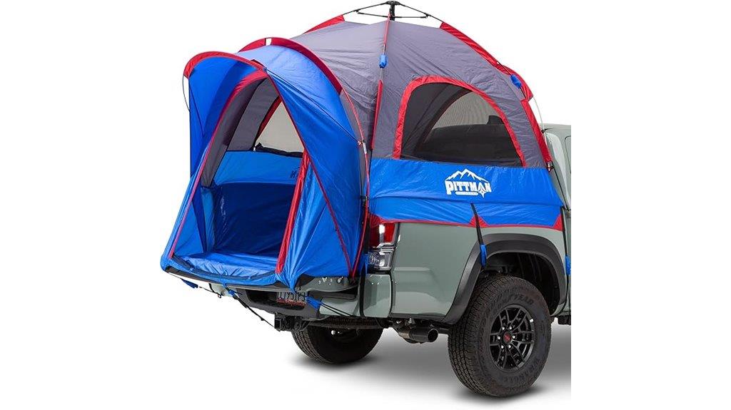 portable truck bed shelter