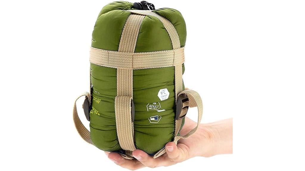 portable waterproof warm sleeping bag