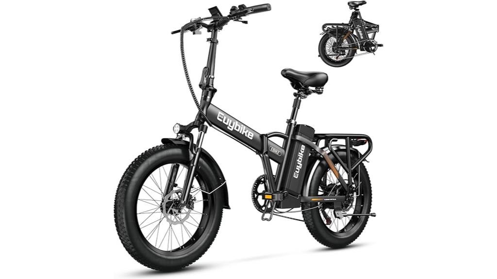 powerful folding electric bike
