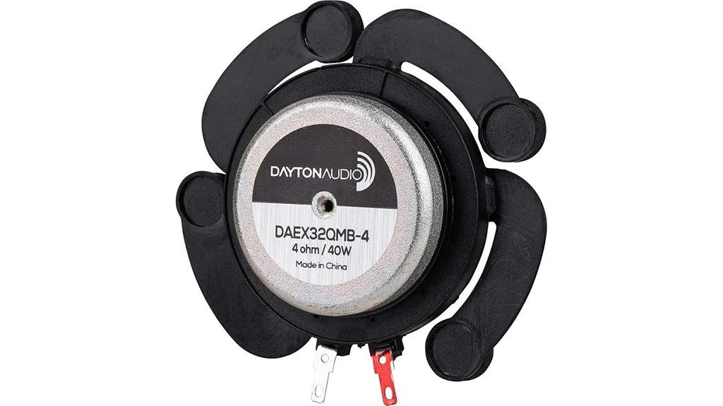 quad 32mm mega bass exciter