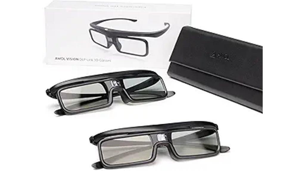 rechargeable 3d glasses pack