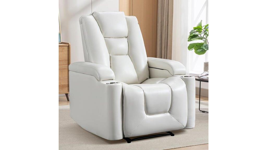 recliner with cup holders