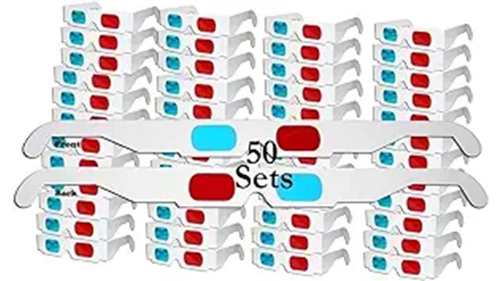 red cyan 3d glasses