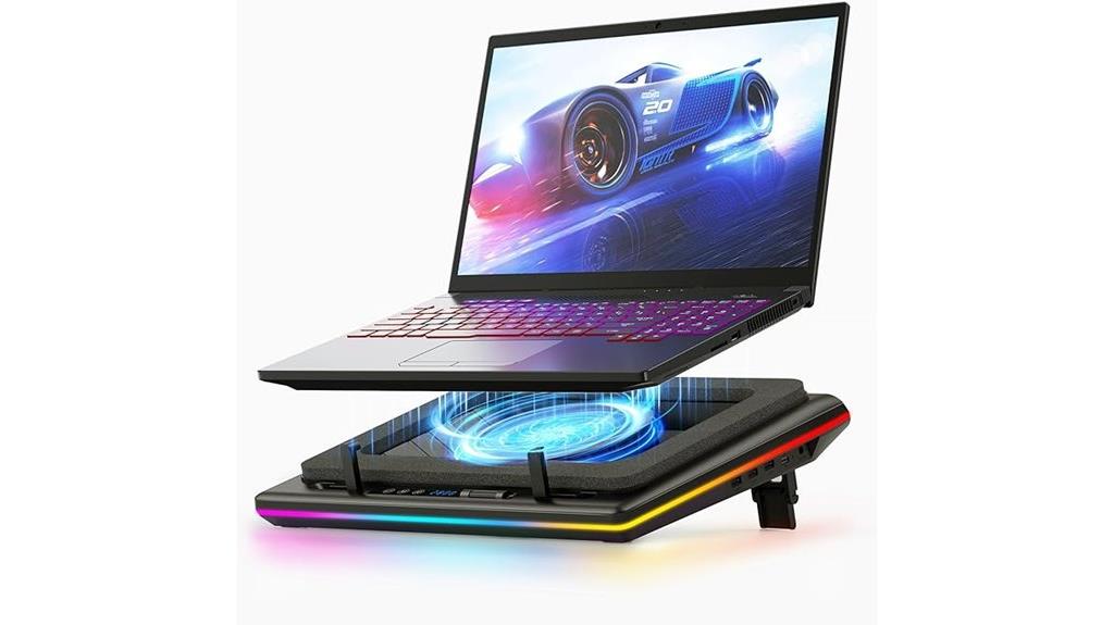 rgb cooling pad for laptops