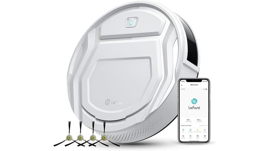 robotic vacuum with m210