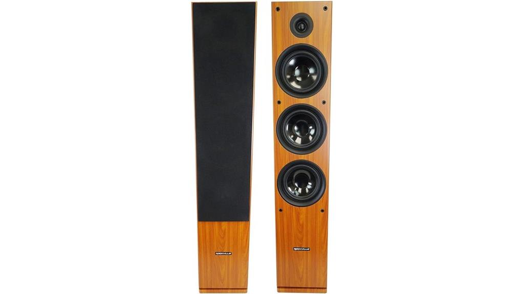 rockville 2 tower speakers