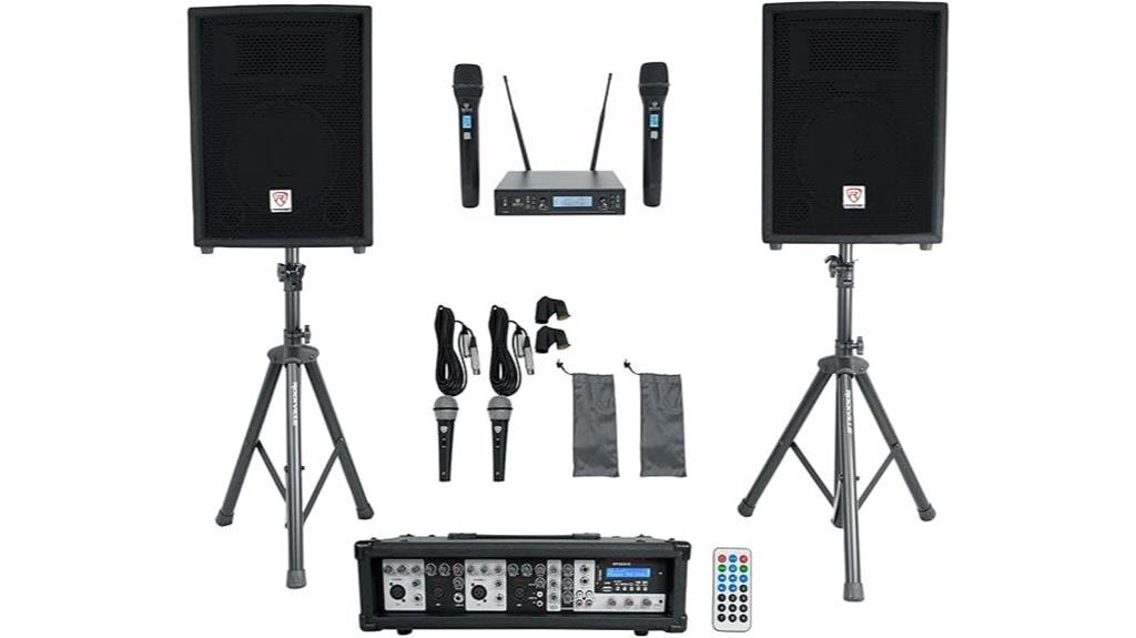rockville bluetooth mixer set