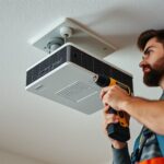 securely install projector or tv