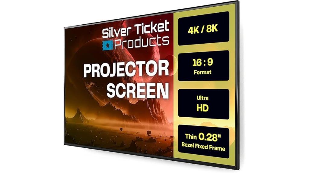 six piece fixed frame screen