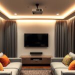 small apartment home theater