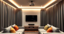 small apartment home theater
