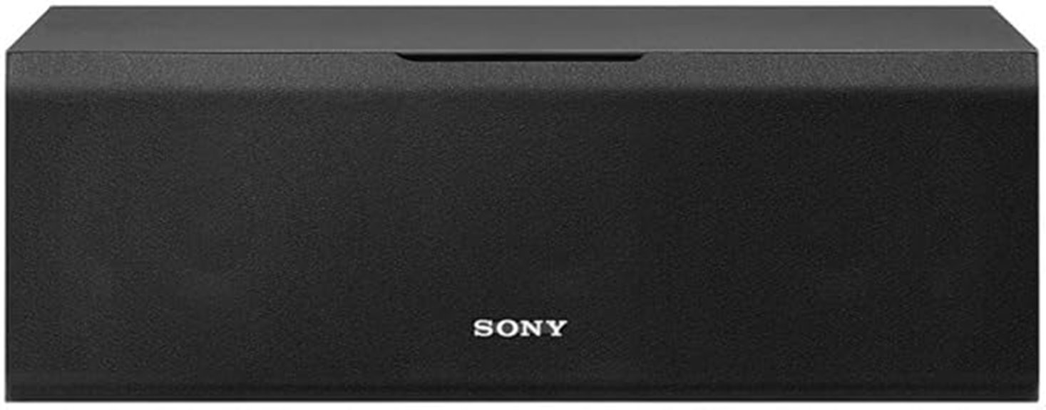 sony 2 way center speaker