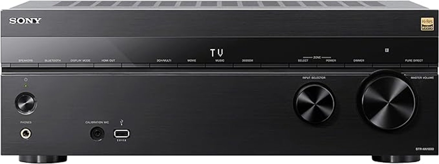 sony 7 2 channel receiver