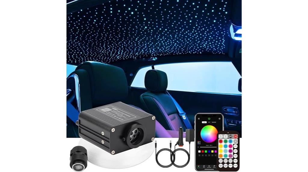 starry fiber optic lights