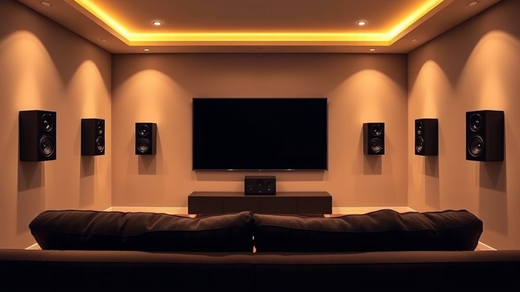 surround sound speaker arrangement