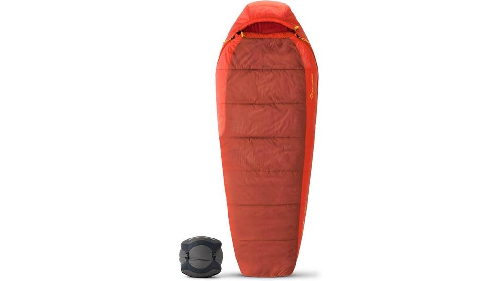synthetic sleeping bag design