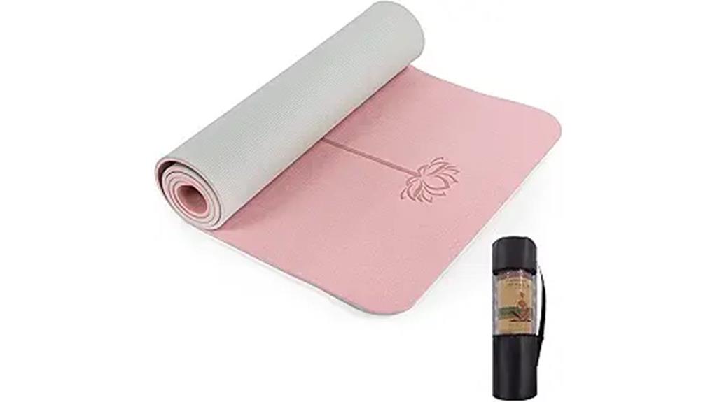 thick non slip yoga mat