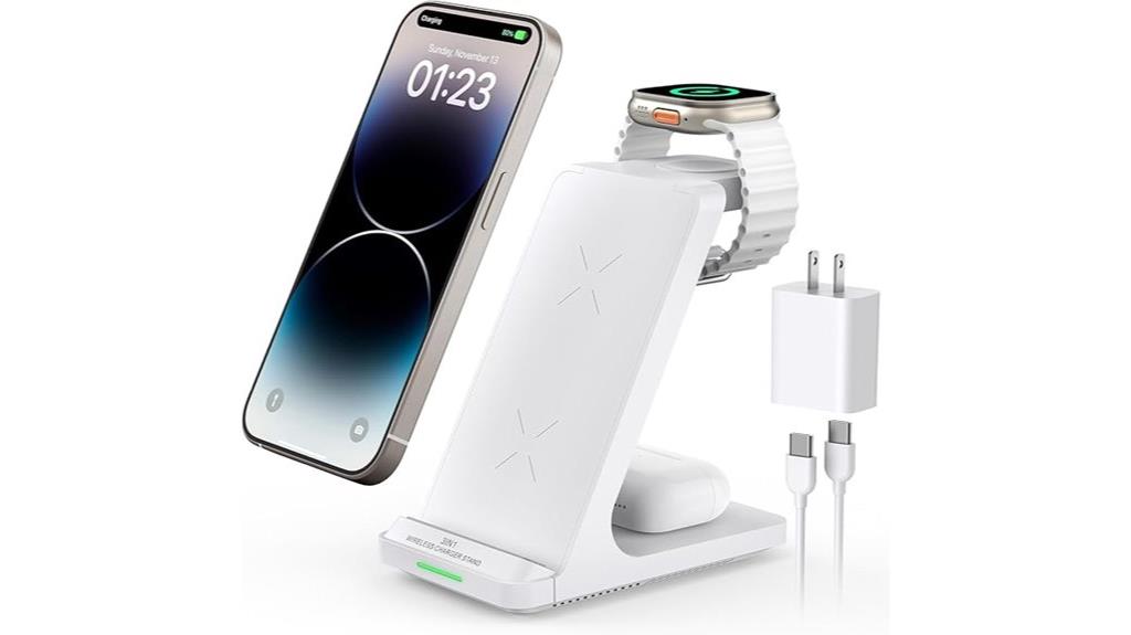 three in one wireless charger