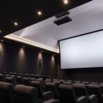 top ceiling projector screens
