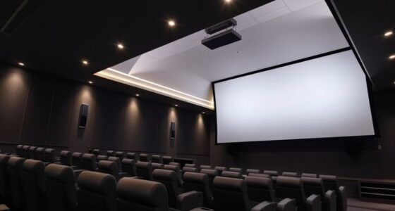 top ceiling projector screens
