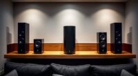 top center channel speakers