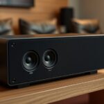 top center channel speakers
