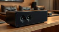 top center channel speakers