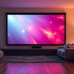 top floor rising projector screens